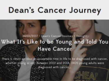 deans cancer journey