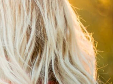 Blonde bleached hair damage womens hair loss