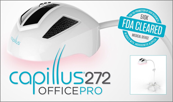 The Freestanding Capillus272 OfficePro LLLT Device