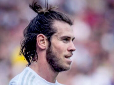 Gareth Bale Wears Hair in Man Bun