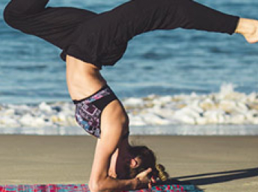 yoga exercise headstand