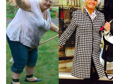 Mary Ballard Before and After her Weight Loss