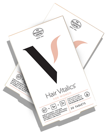Hair Vitalics for Women - hair supplement from The Belgravia Centre hair growth specialists London hair loss clinic