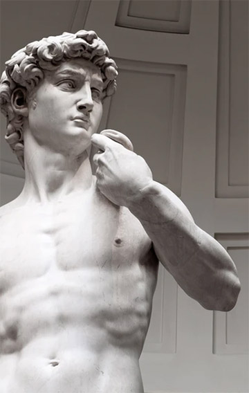 Male Statue body hair loss