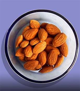 almonds nuts nutrition diet food biotin zinc