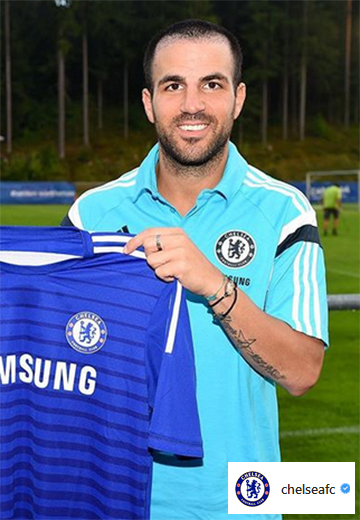 Cesc Fabregas Receding Hairline 2014 did he have a hair transplant