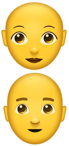 Bald Emojis released after alopecia areata hair loss campaign