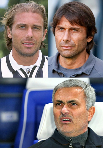 Antonio Conte Jose Mourinho hair loss