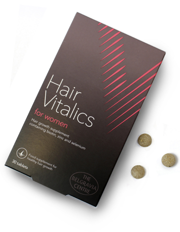 Hair Vitalics for women hair growth food supplement The Belgravia Centre London
