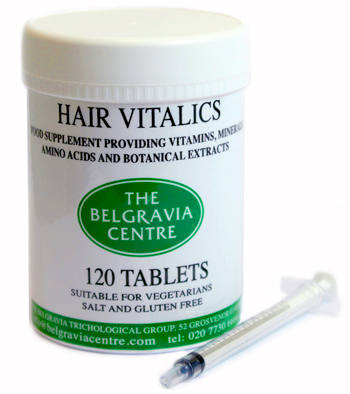 Belgravia Centre Hair Vitalics Dietary Supplement Hair Growth Booster plus Minoxidil