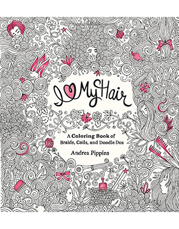 I Love My Hair Colouring Book - De Stress Mindfulness