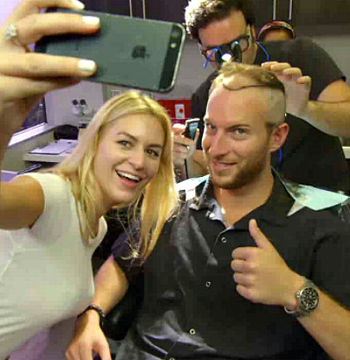 Rich Kids of Beverly Hills Brendan Fitzpatrick Takes Pre Hair Transplant Selfie with Fiancee