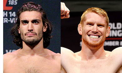 UFC fighters Elias Theodorou and Sam Alvey