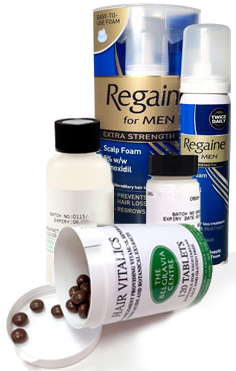 Minoxidil Based Hair Loss Treatments and Hair Growth Supplements