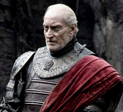 Charles Dance as Game of Thrones character Tywin Lannister