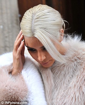 Kim Kardashian-West Goes Lightest Platinum Ash Blonde - Could She Be Risking Hair Loss?