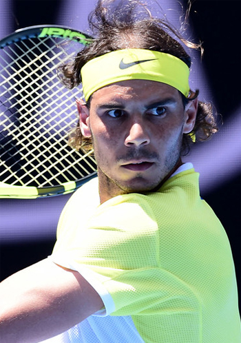 Rafael Nadal January 2016 Thinning Hair