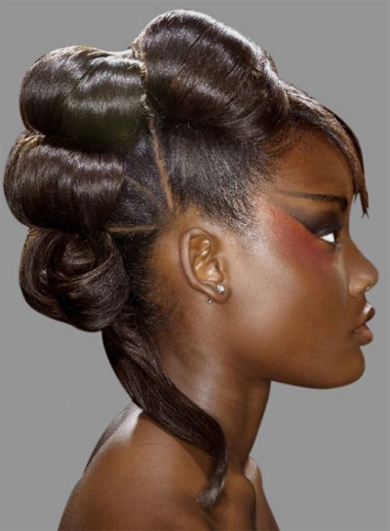 Afro Hair Up-do The Belgravia Centre