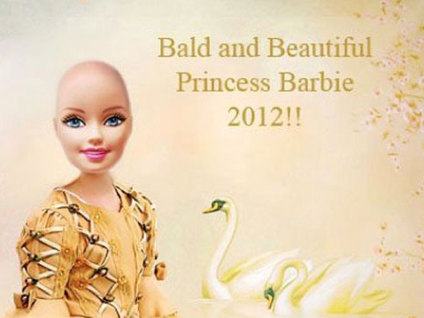 Bald and Beautiful Princess Barbie The Belgravia Centre