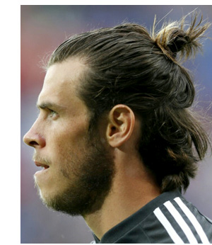 Gareth Bale Man Bun