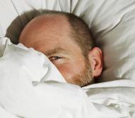 Bald Man in Bed