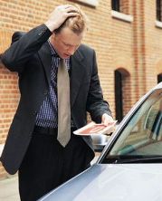 Man not hapy with parking ticket