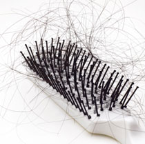 Sudden hair loss is triggered by physical and emotional stress