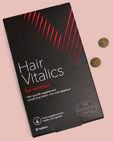 NEW vitamin supplements iron zinc Hair Vitalics for Women food hair growth supplement Belgravia Centre